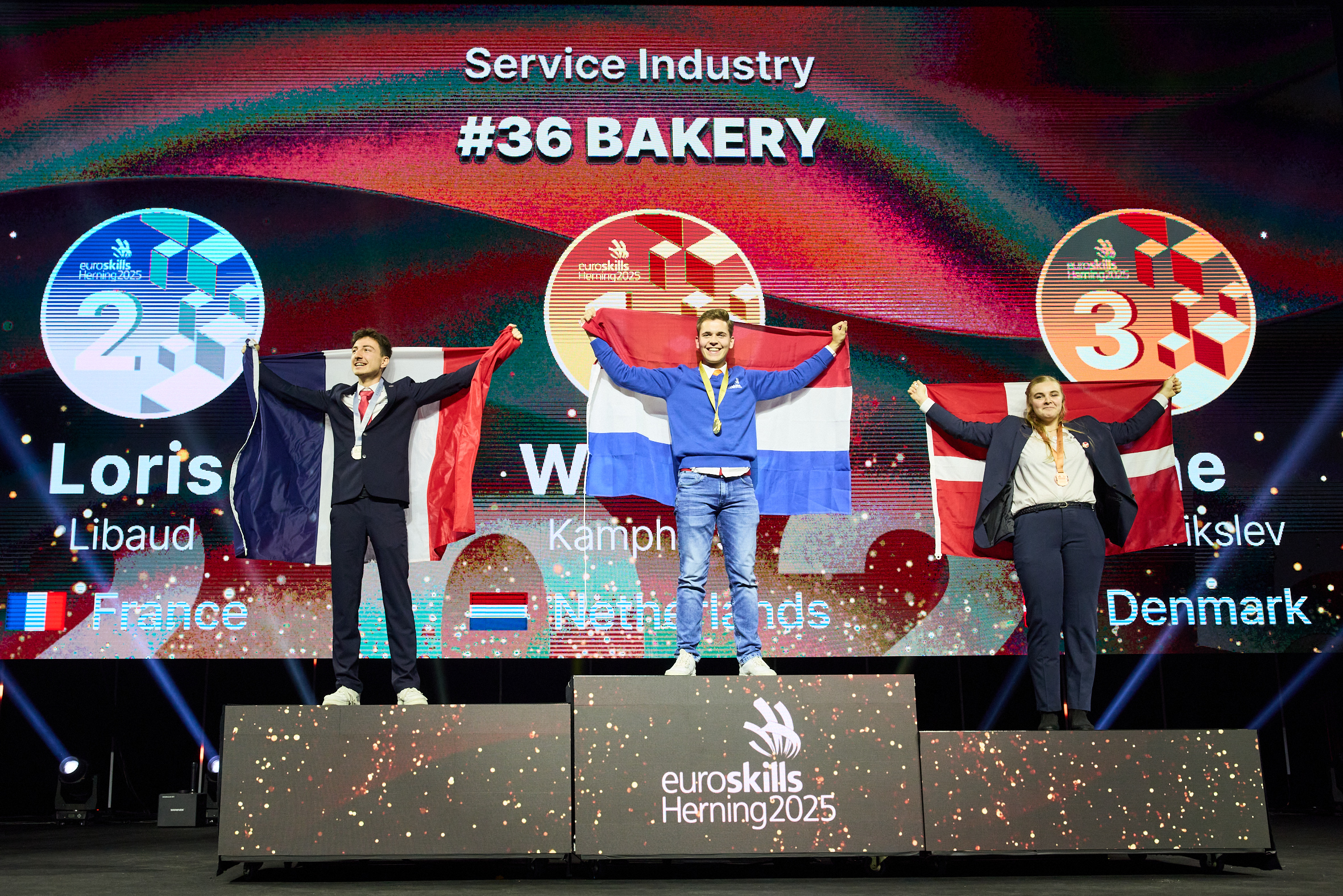 Une médaille d’argent pour la boulangerie lors de la compétition européenne des métiers EuroSkills Herning 2025