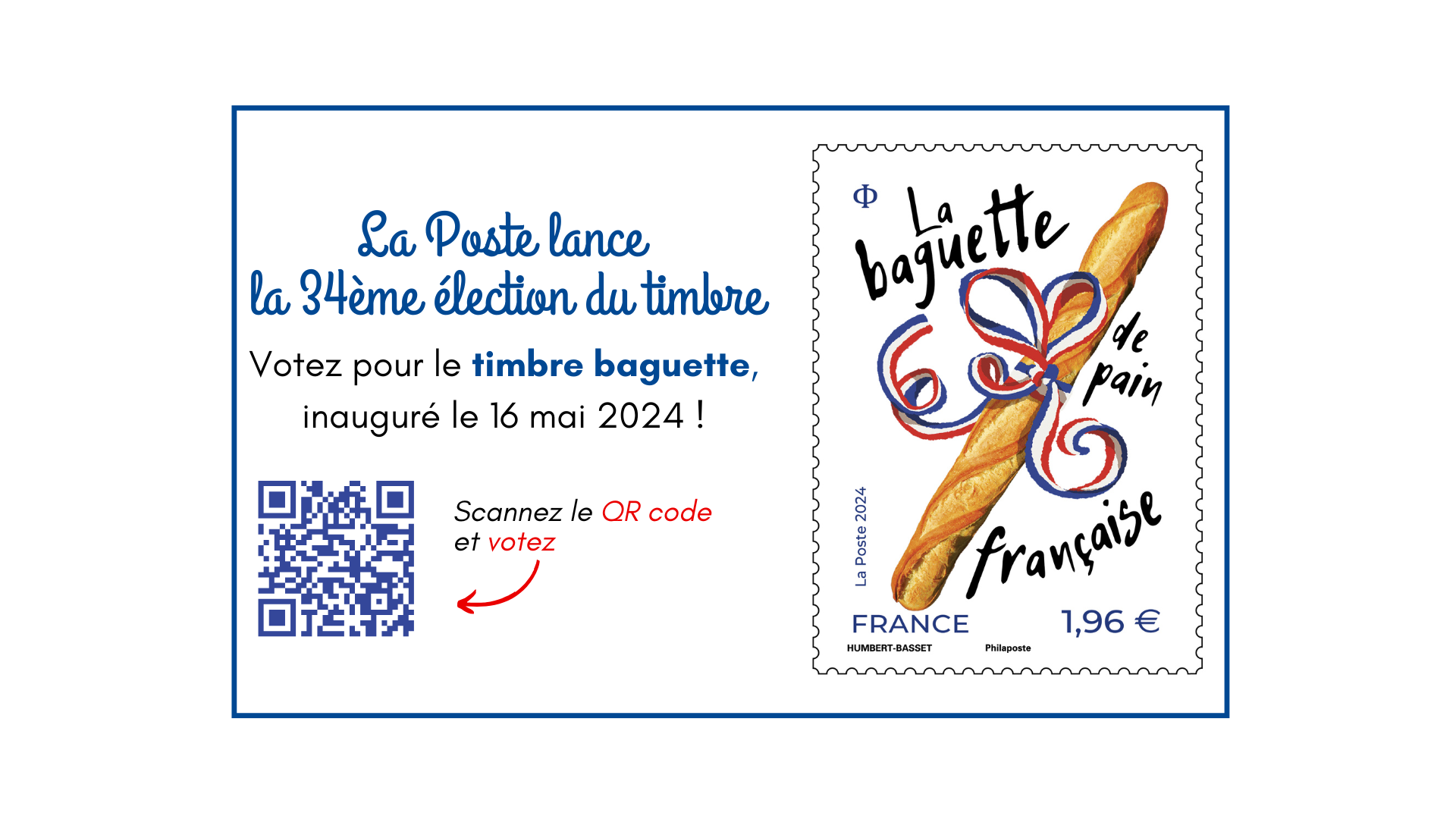 La Poste lance la 34ème élection du timbre !