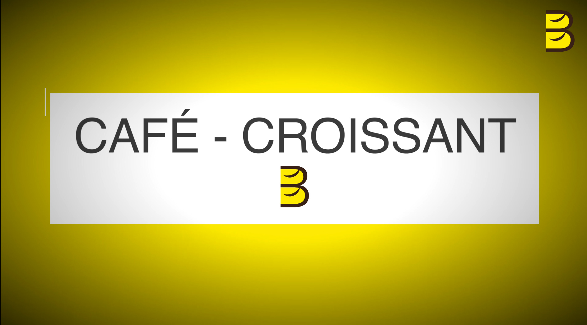 Café Croissant … 2ème épisode !