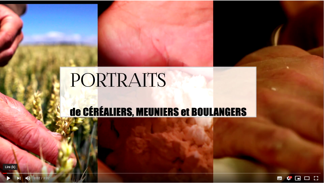 Portraits de céréaliers, meuniers et boulangers
