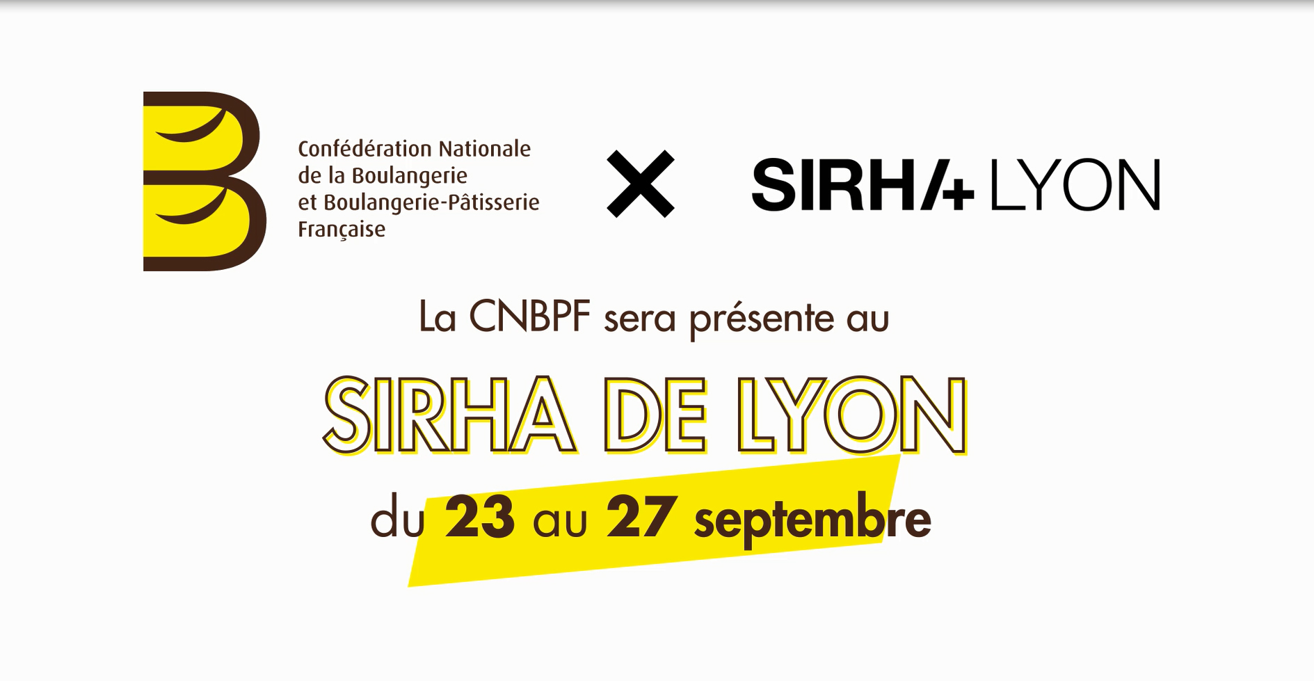 Dominique Anract, Président de la CNBF vous convie au SIRHA 2021