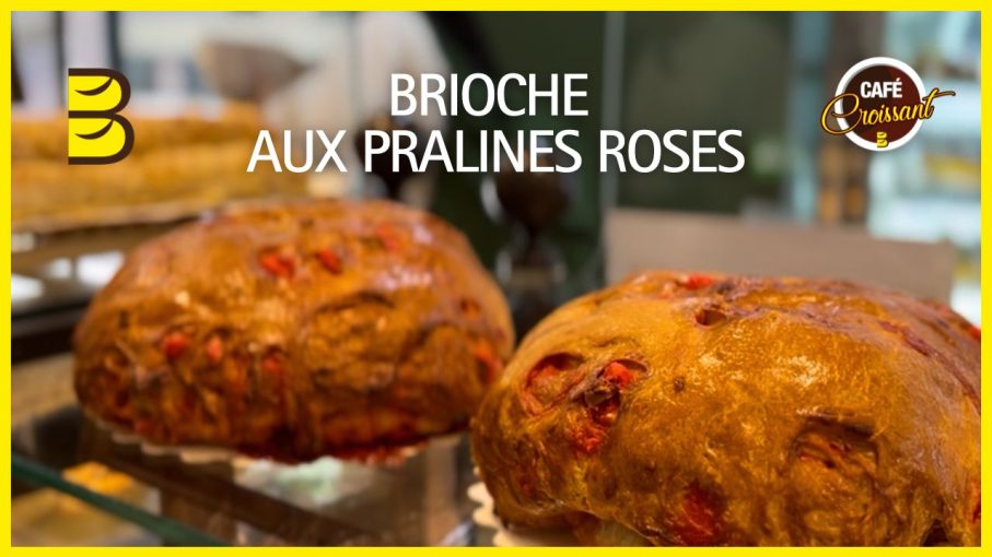Recette brioche aux pralines roses artisanale