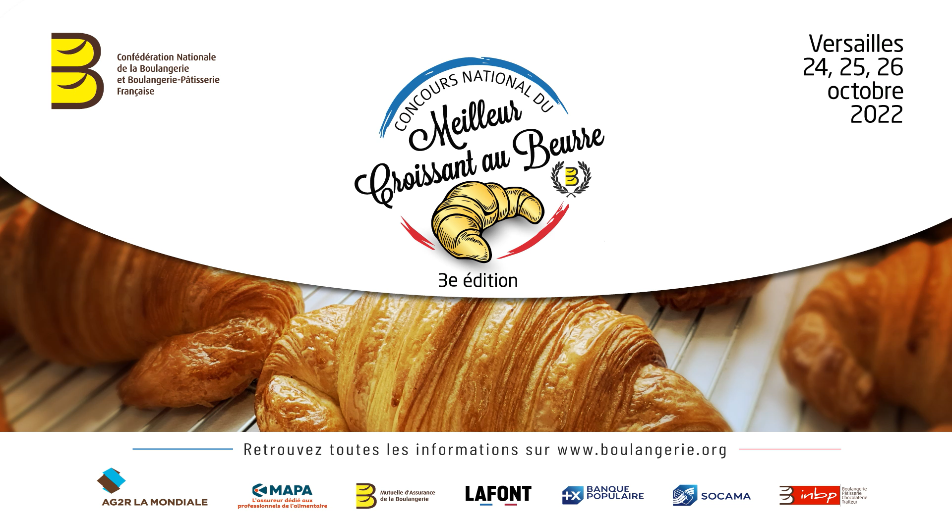 3ème édition du Concours national du Meilleur Croissant au Beurre